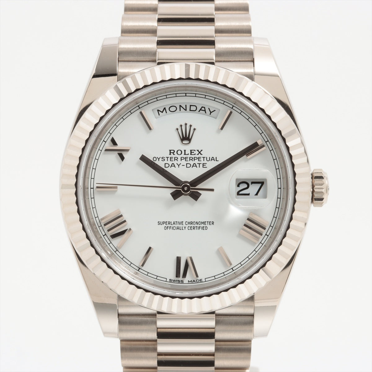 Cal3155に適合WGロレックス デイデイト 文字盤 - 腕時計(アナログ)