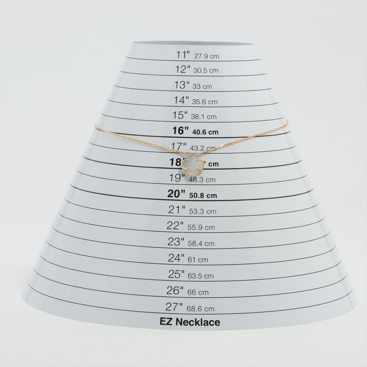 ヴァンクリーフ&アーペル ヴィンテージアルハンブラ シェル ネックレス 750(YG) 5.4g