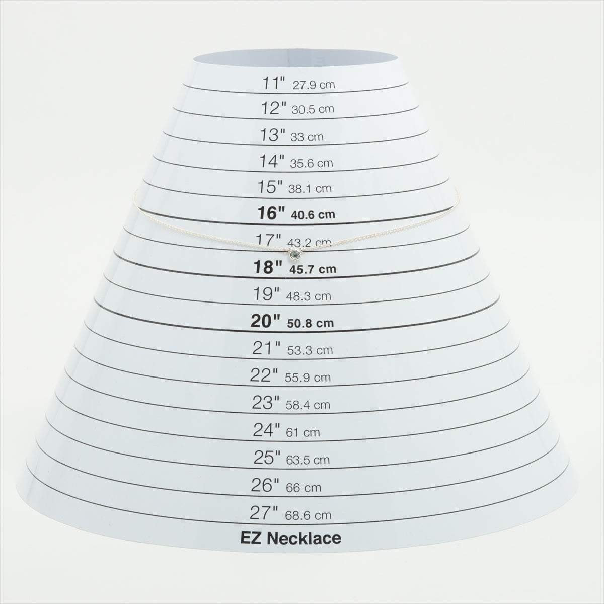 ティファニー カラー バイザヤード ネックレス 925 1.6g シルバー アクアマリン