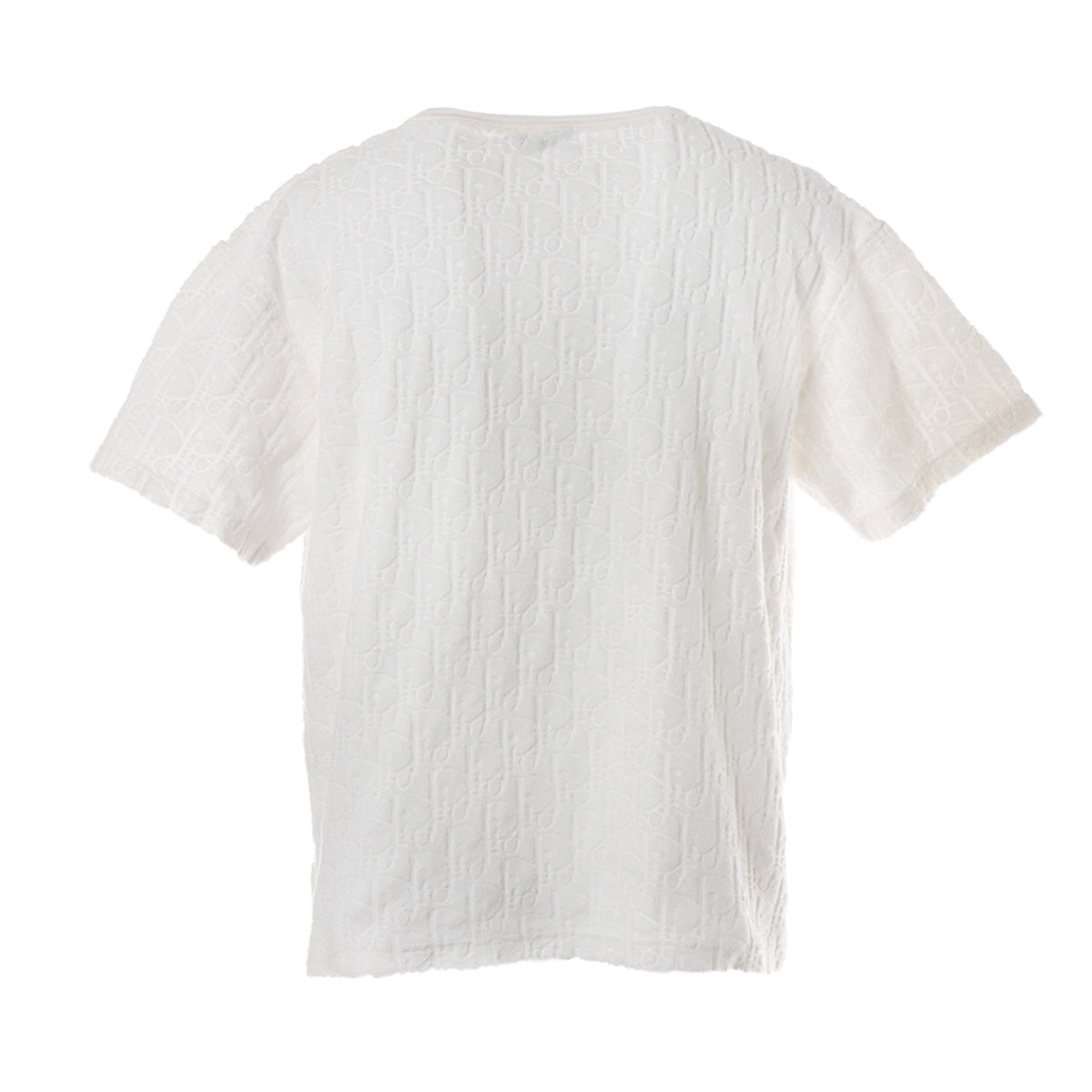ディオール オブリーク 21年 コットン Tシャツ XL メンズ ホワイト  113J692A0614
