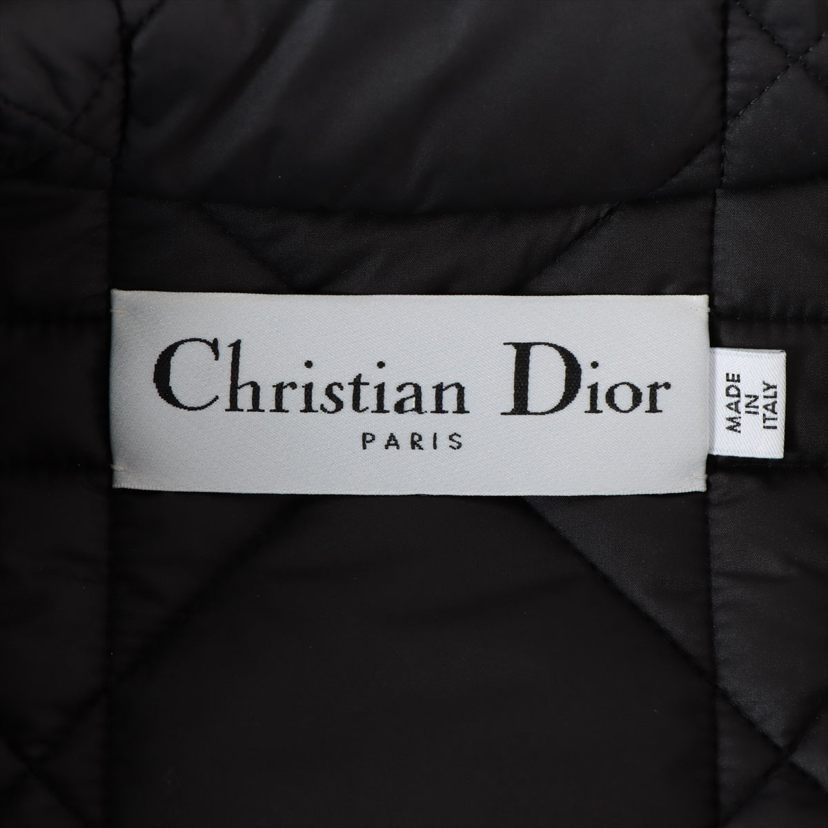 Christian Dior ディオール 高級 キルティングコート カシミヤ混 