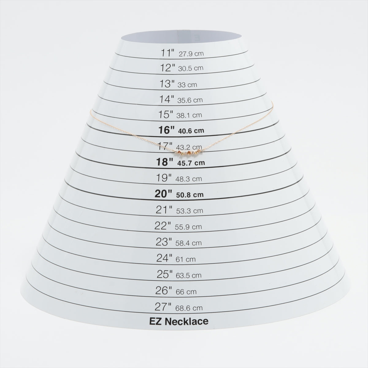 4℃ カラーストーン ネックレス K10(YG) 1.1g