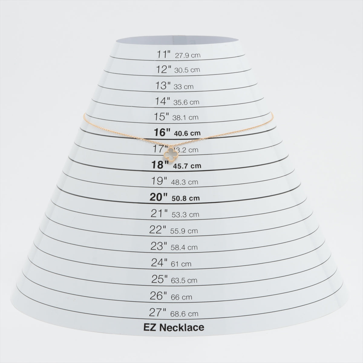 ヴァンクリーフ&アーペル スウィートアルハンブラ シェル ネックレス 750(YG) 2.8g