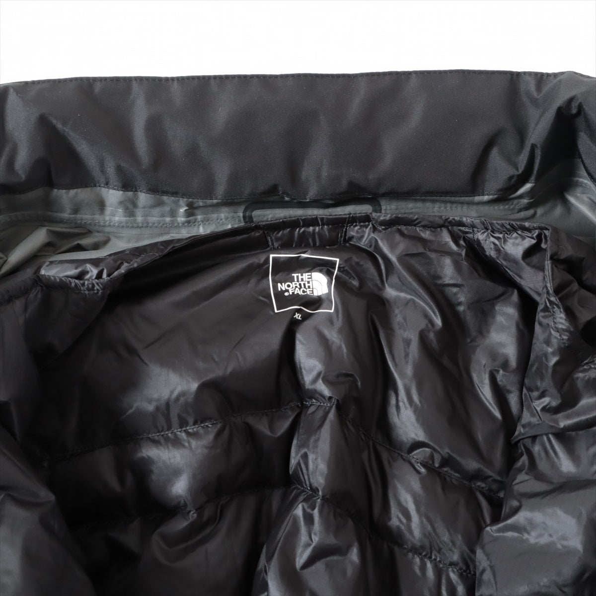 ノースフェイス ポリエステル ダウンジャケット XL メンズ ブラック