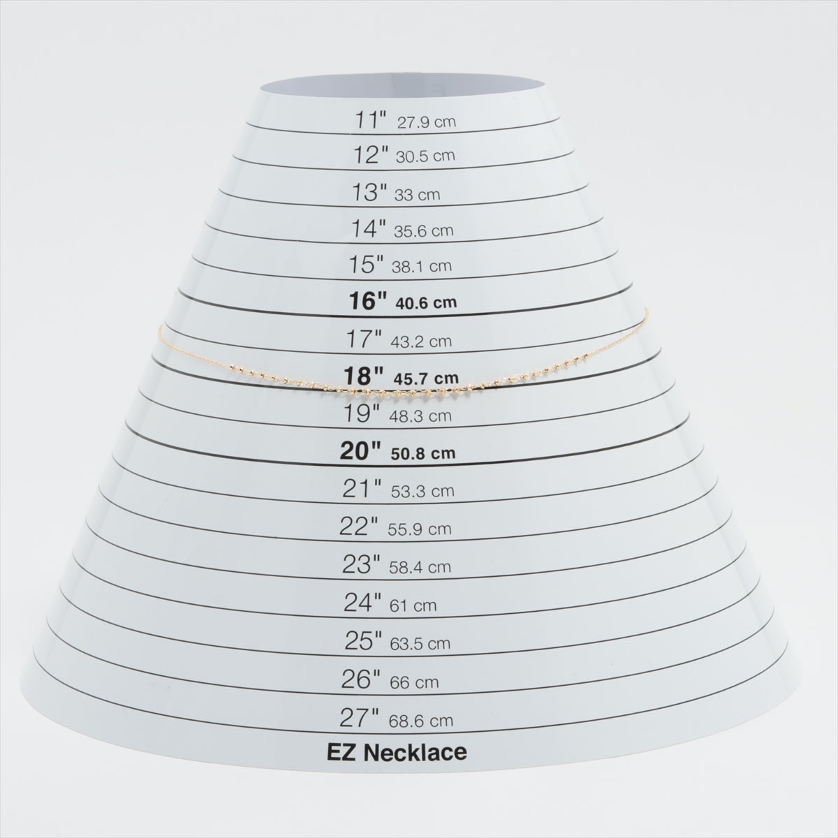 エテ ネックレスチェーン K18(YG) 1.3g