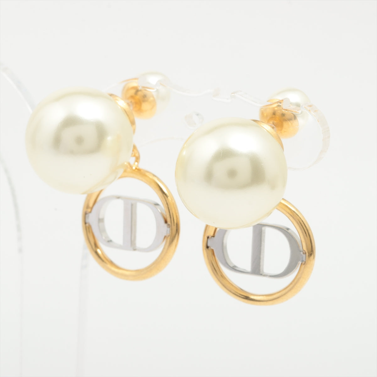 ディオールオム Dior Tribales  ディオール トライバル ピアス(両耳用) GP×フェイクパール ゴールド