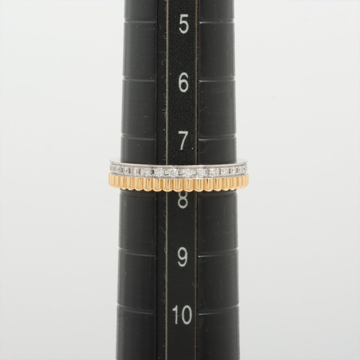 ブシュロン キャトル ラディアント マリッジ ダイヤ リング 750(YG×WG) 3.2g 48