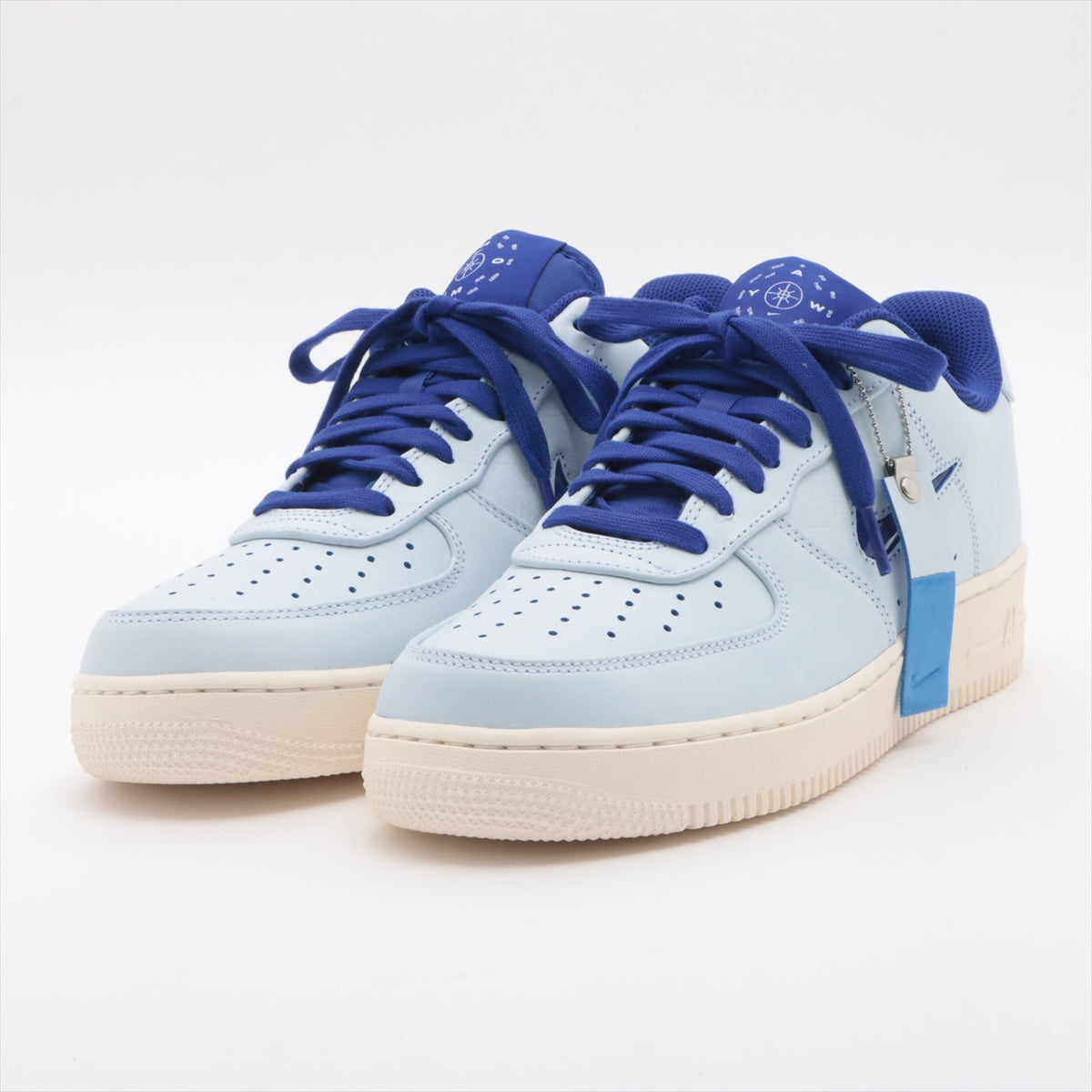 ナイキ AIR FORCE 1 レザー スニーカー 27㎝ メンズ ブルー×ホワイト CK4392-100 HOME AWAY 箱あり