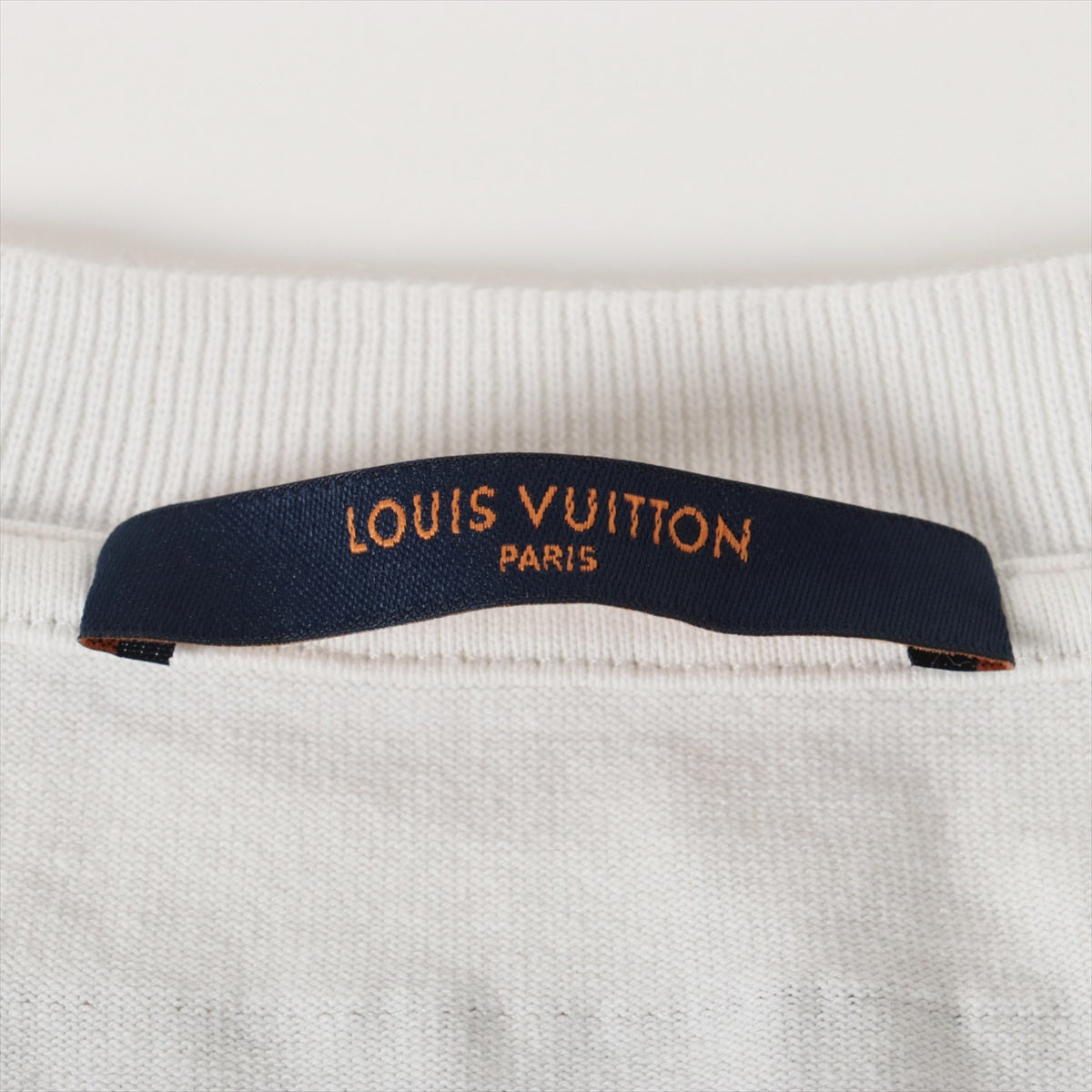 ルイヴィトン 22AW コットン Tシャツ L メンズ ホワイト RM222 LV