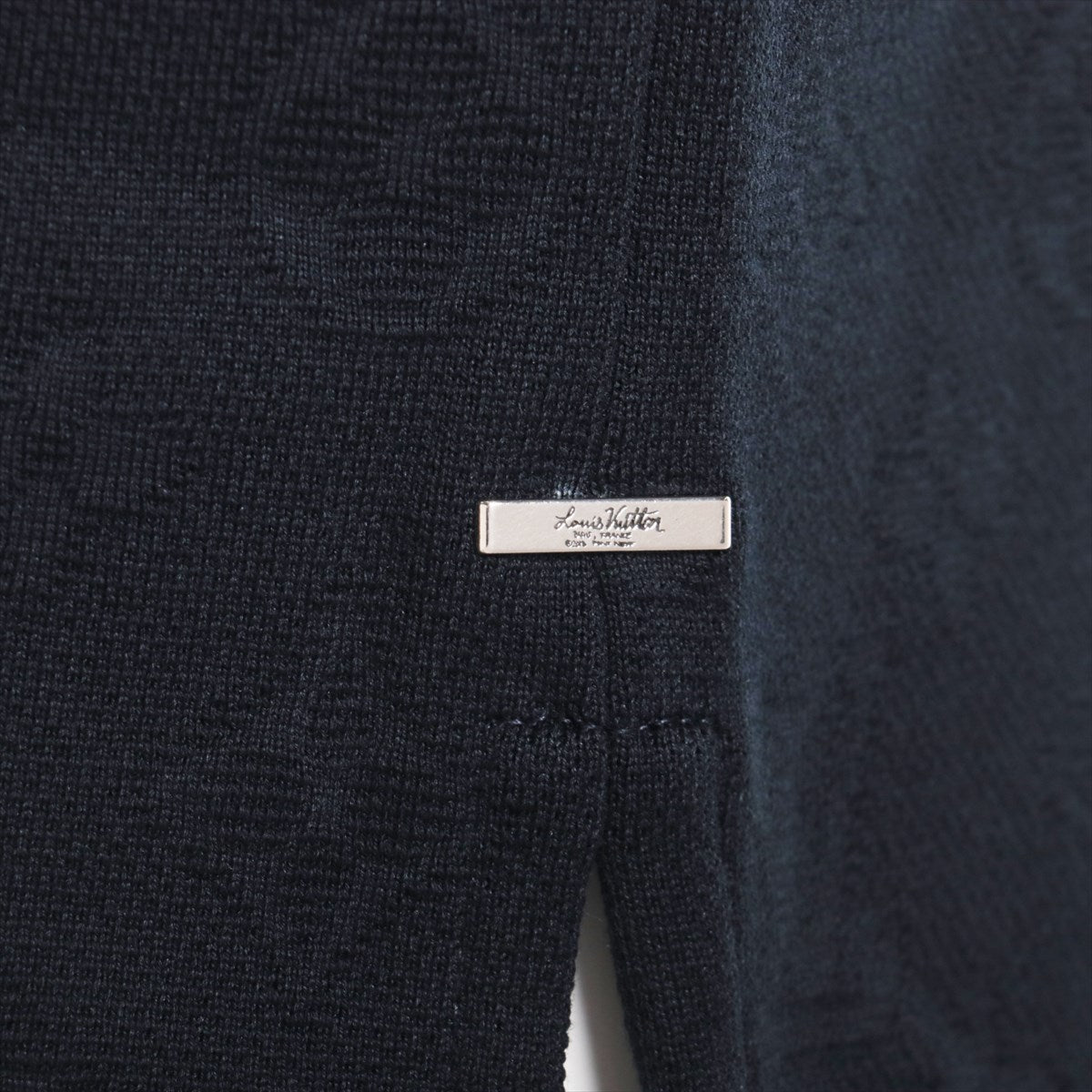 ルイヴィトン 23AW コットン Tシャツ M メンズ ネイビー  RM232Q 3Dポケット