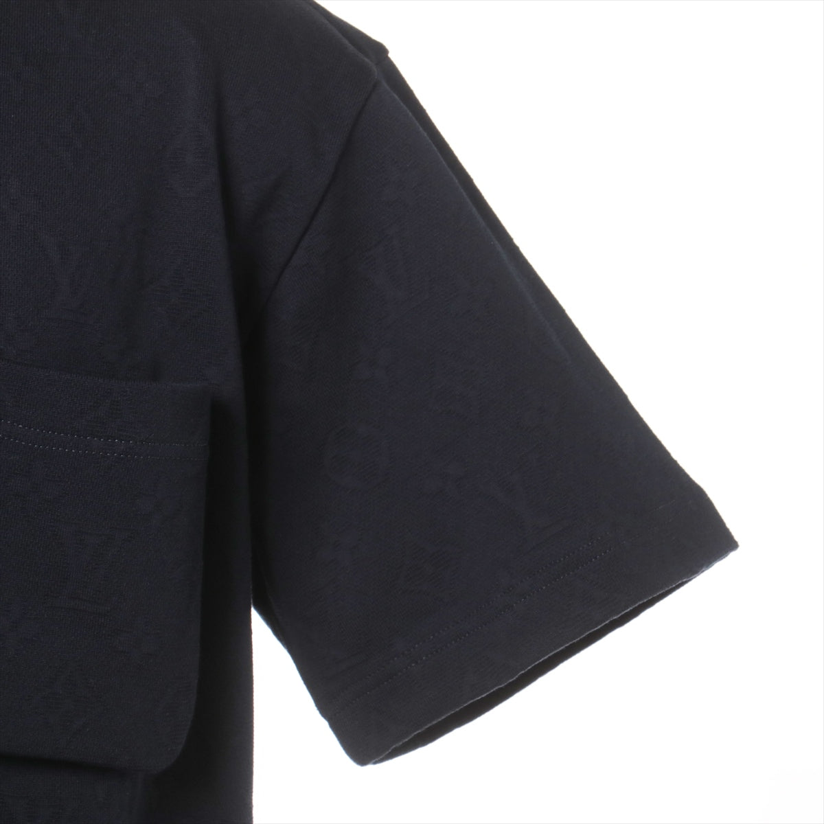 ルイヴィトン 23AW コットン Tシャツ M メンズ ネイビー RM232Q 3Dポケット