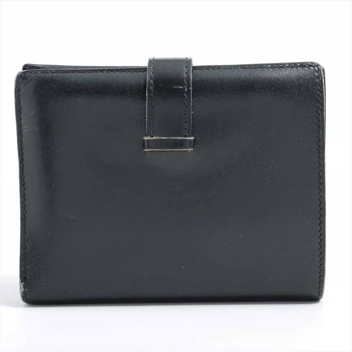 エルメス ベアン カーフ 黒 財布 - レディースファッション