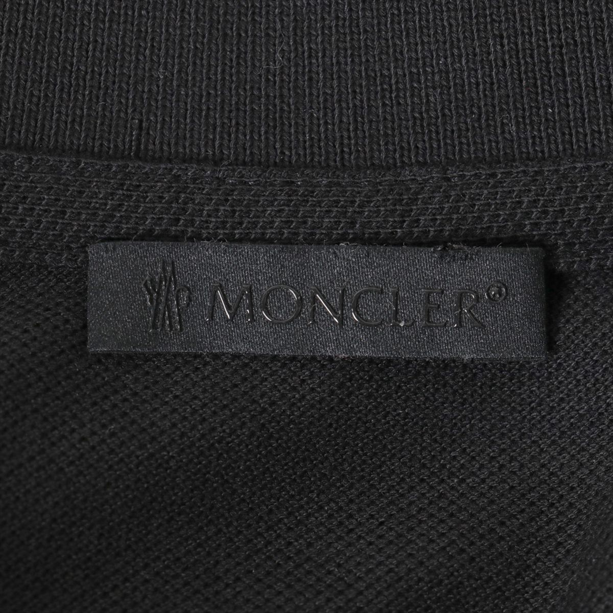 モンクレール 20年 コットン ポロシャツ M メンズ ブラック