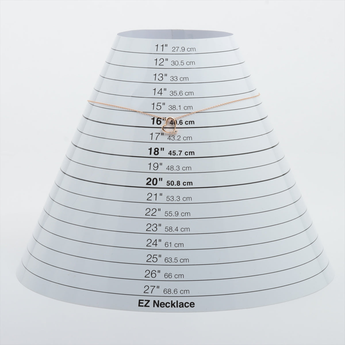 ポンテヴェキオ ダイヤ ネックレス K18(PG) 2.5g D0.04