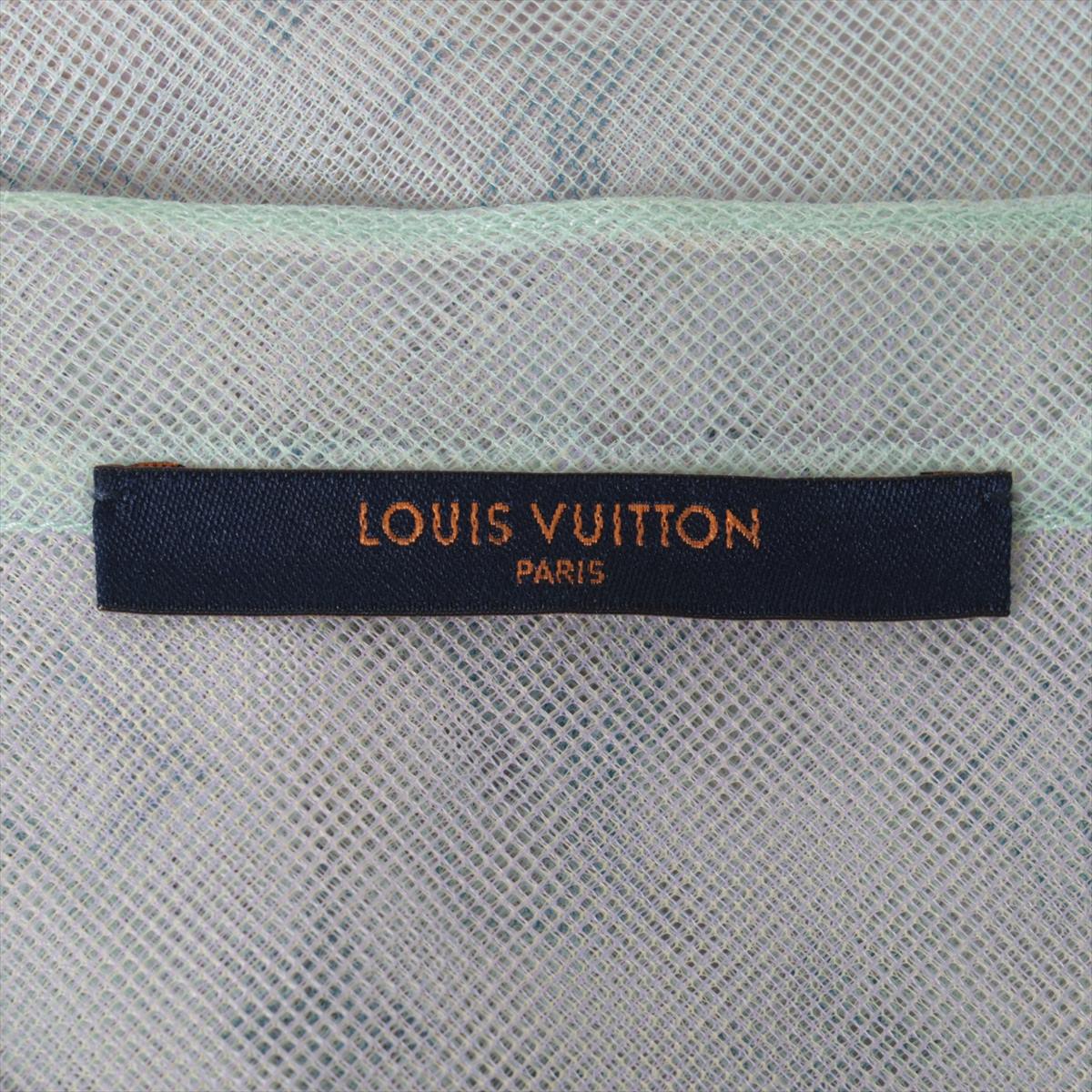 ルイヴィトン 20SS ナイロン Tシャツ S メンズ マルチカラー  RM201 モノグラム チュール オーバーサイズ