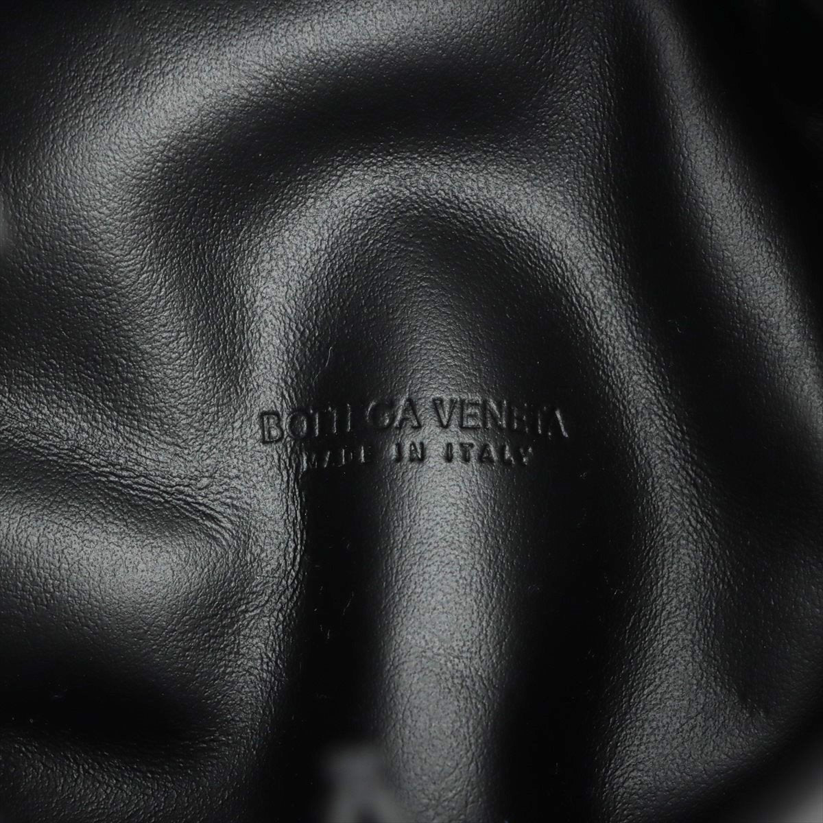 BOTTEGA VENETA ボッテガヴェネタ レザー 巾着 ショルダーバッグ ブラック P01426858J