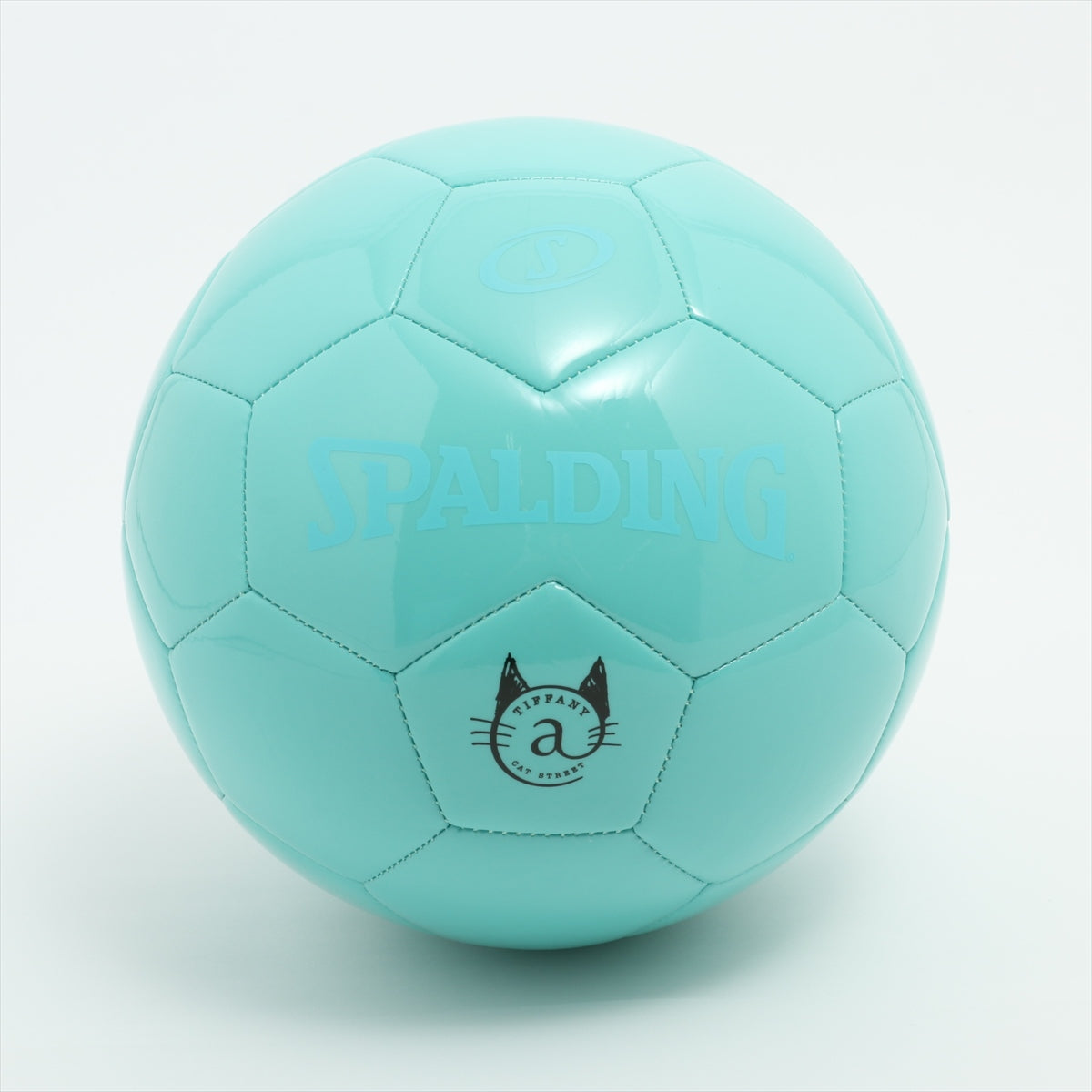 ティファニー×スポルディング サッカーボール PVC ブルー キャットストリート