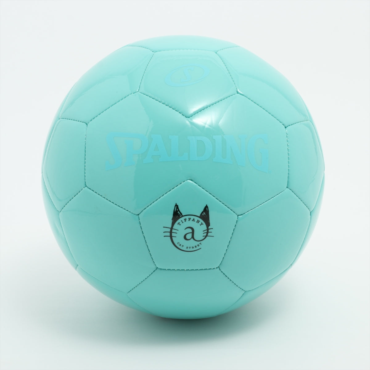 ティファニー×スポルディング サッカーボール PVC ブルー キャットストリート