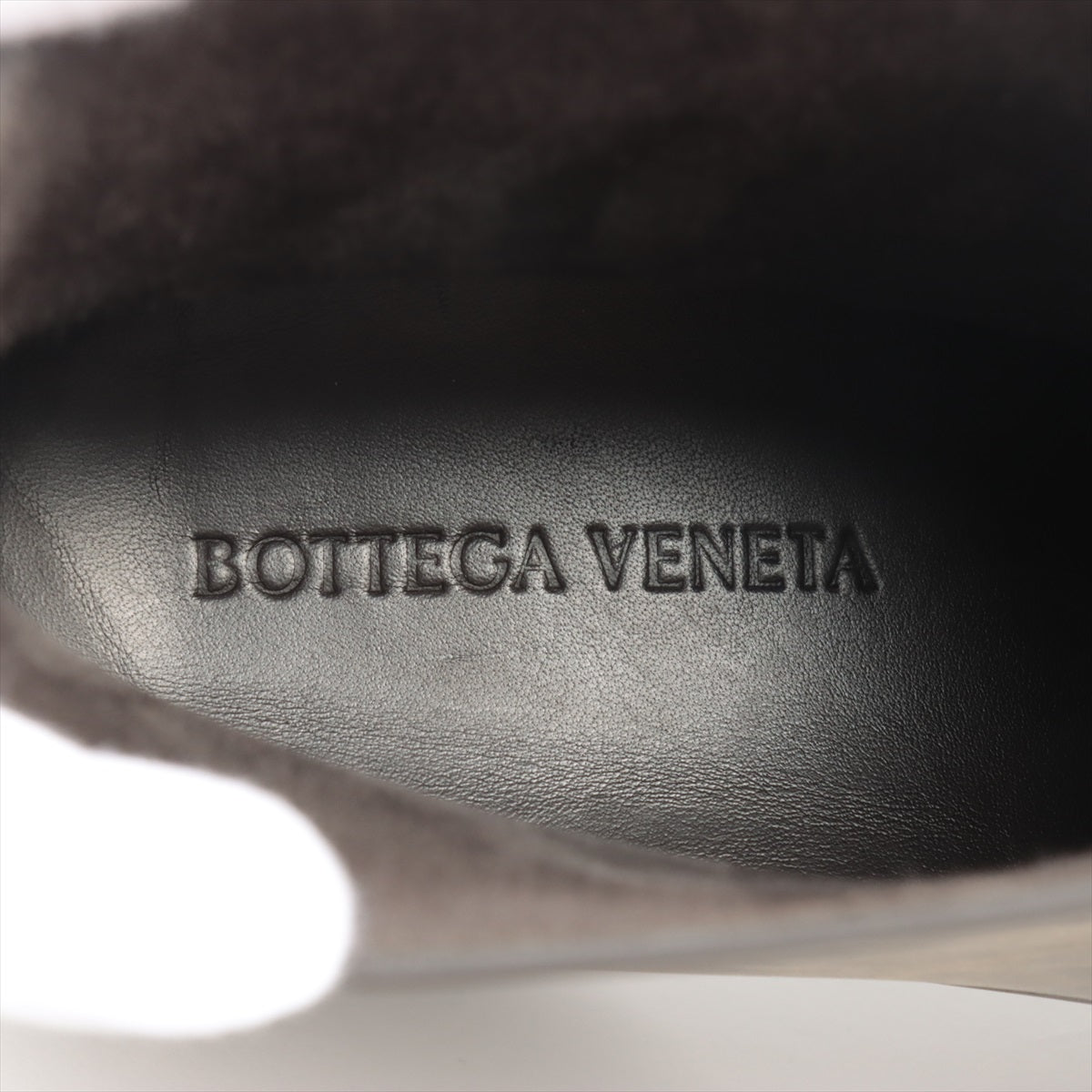 ボッテガヴェネタ ラバー ブーツ 41 メンズ ブラウン パドルブーツ