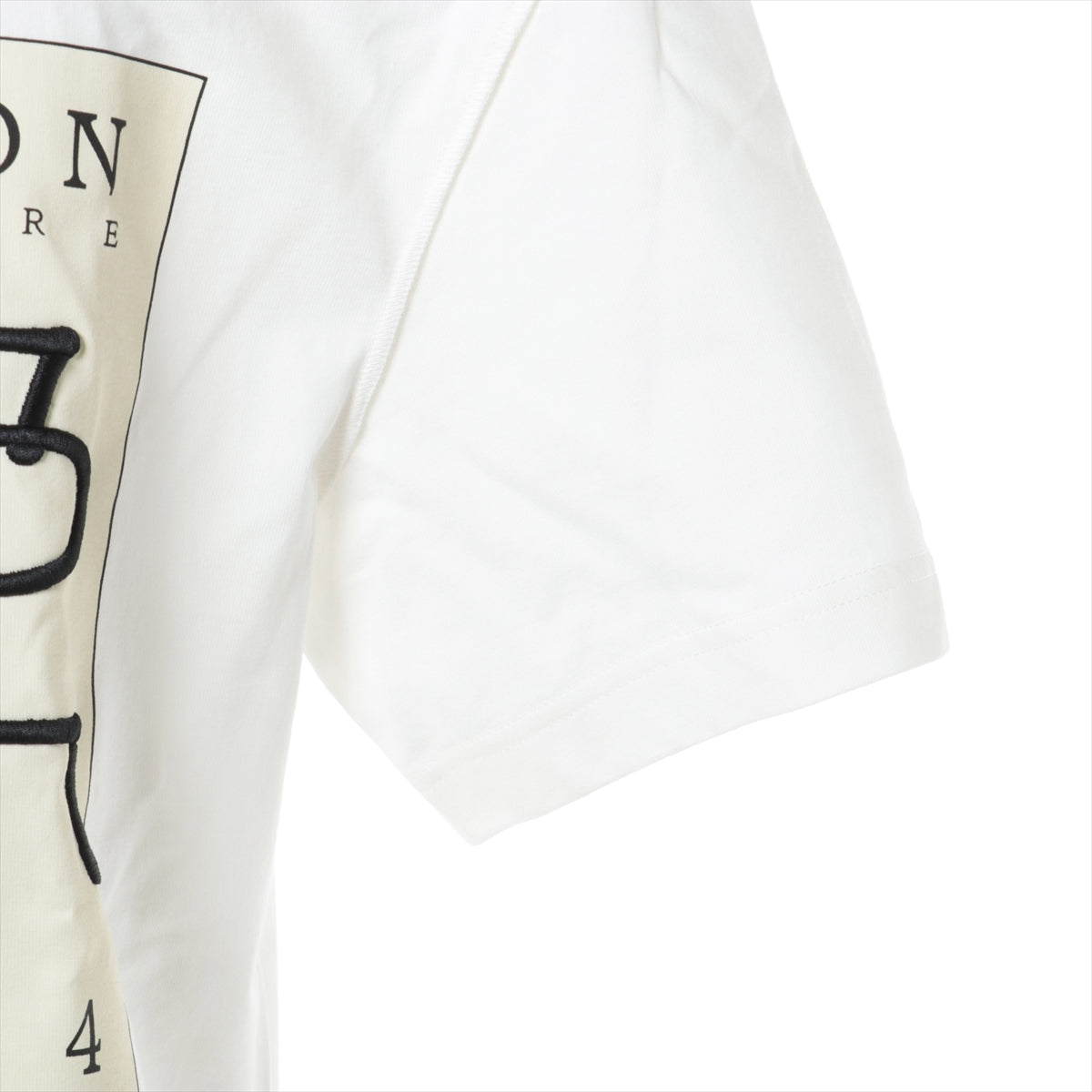 ルイヴィトン 22AW コットン Tシャツ M メンズ ホワイト  グラフィックロゴ RM222