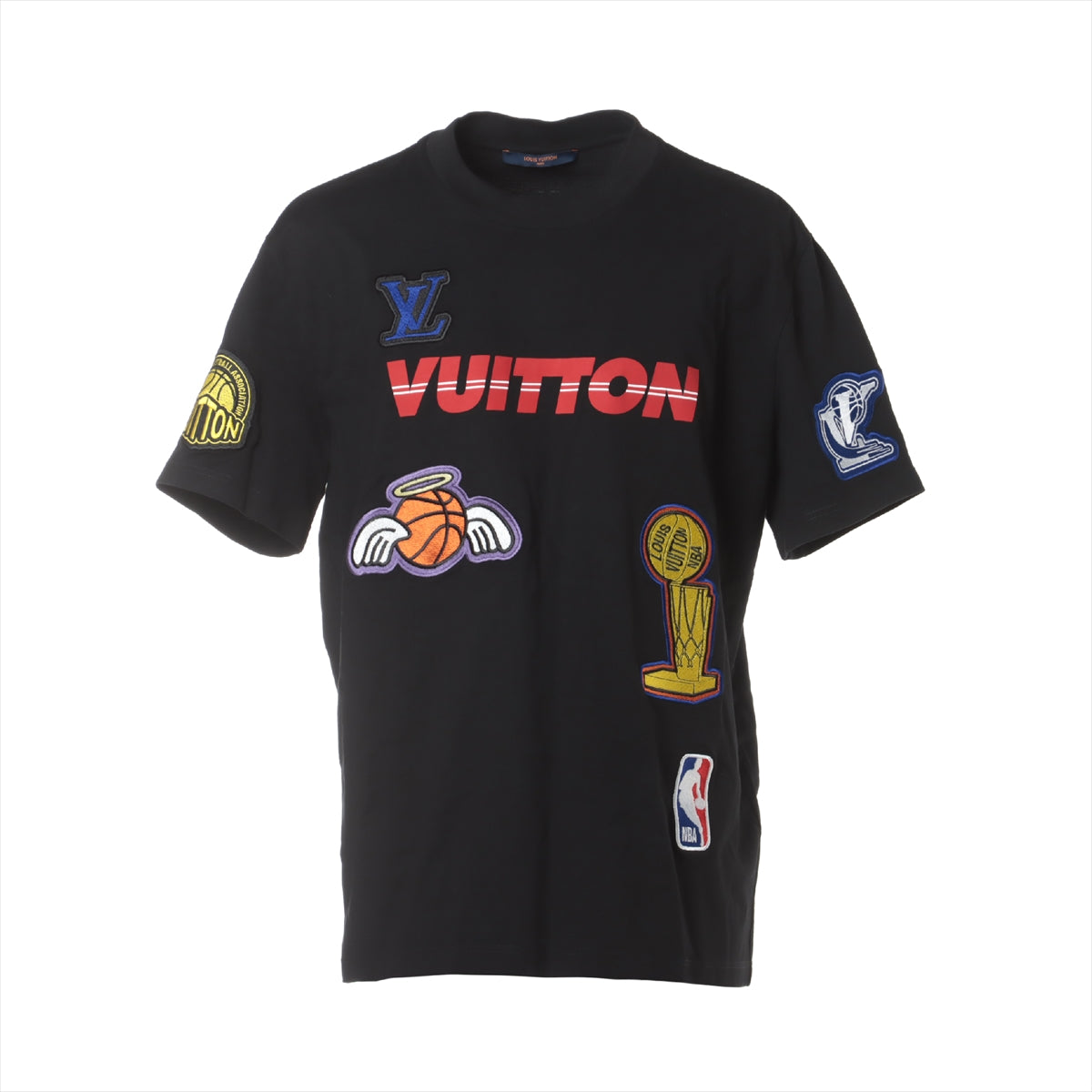 ルイヴィトン×NBA 21AW コットン Tシャツ XL メンズ ブラック RM212M ｜a2186012｜中古ブランド品・ブランド古着通販｜ALLU（アリュー）