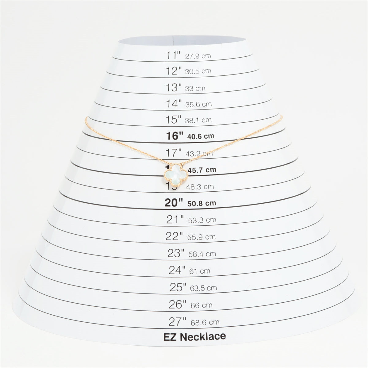 ヴァンクリーフ&アーペル ヴィンテージアルハンブラ シェル ネックレス 750(YG) 5.2g VCARA45900