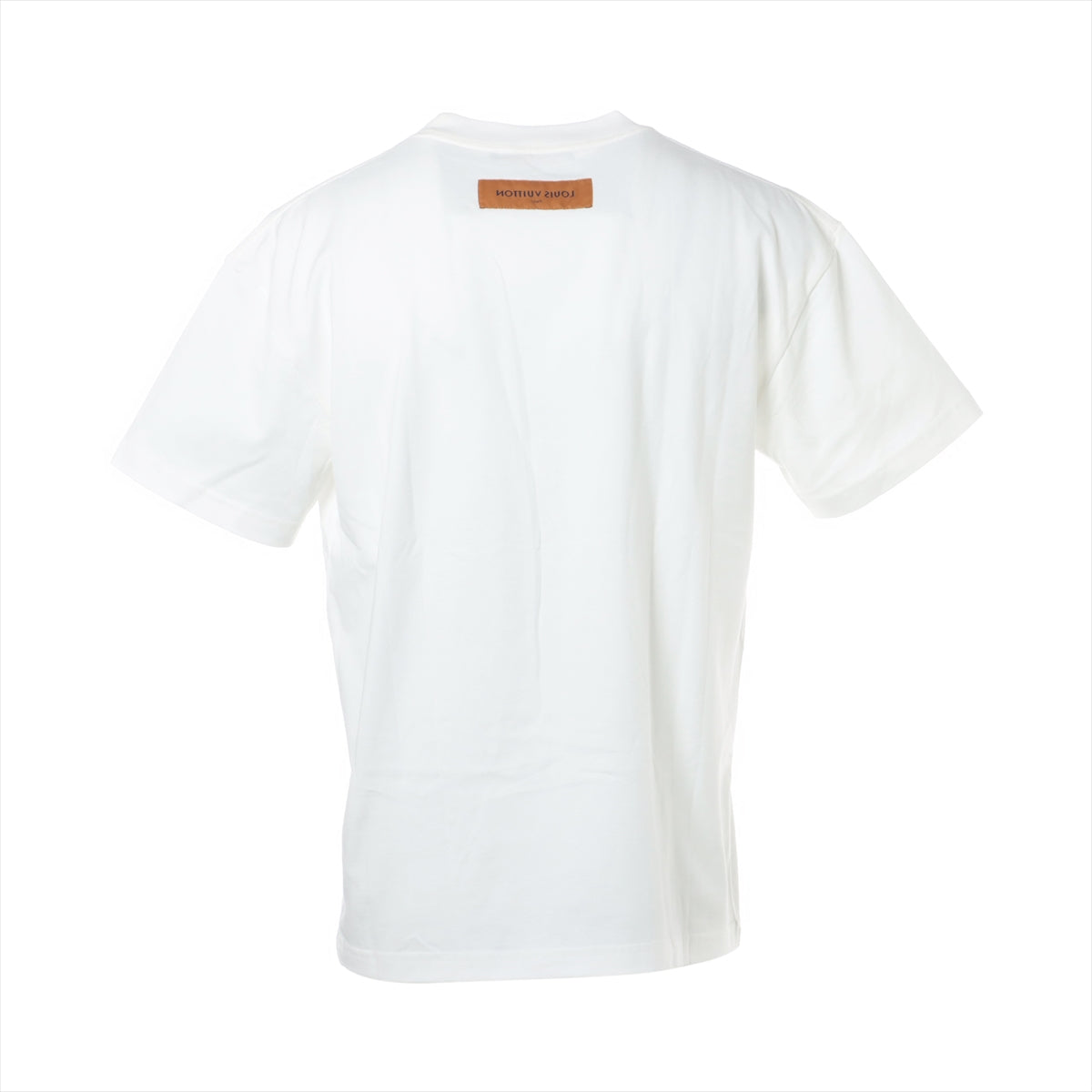 ルイヴィトン 23AW コットン Tシャツ S メンズ ホワイト  RM232 プリンテッドコットンTシャツ