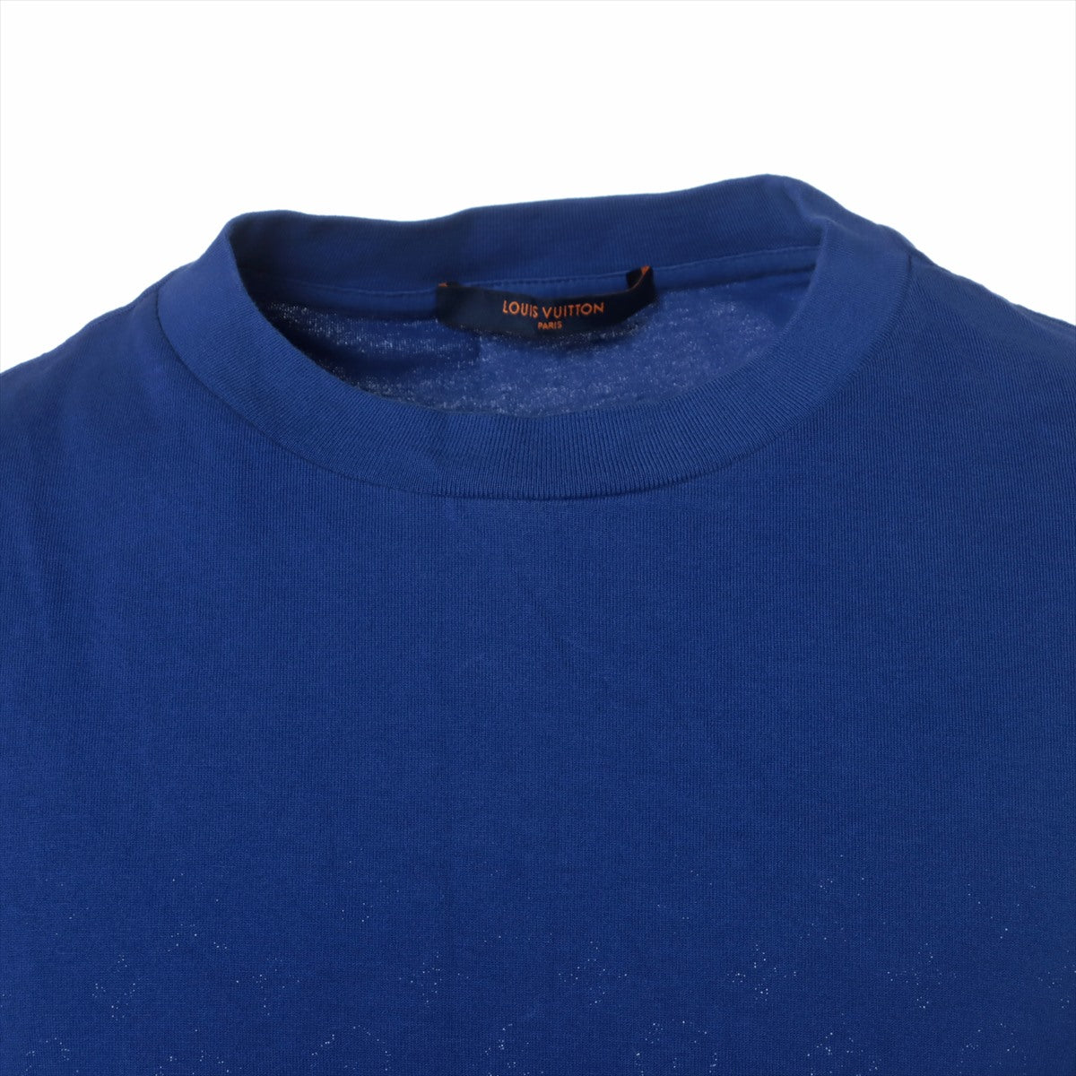 ルイヴィトン 22AW コットン Tシャツ XL メンズ ブルー  RM222Q グラディエントモノグラム