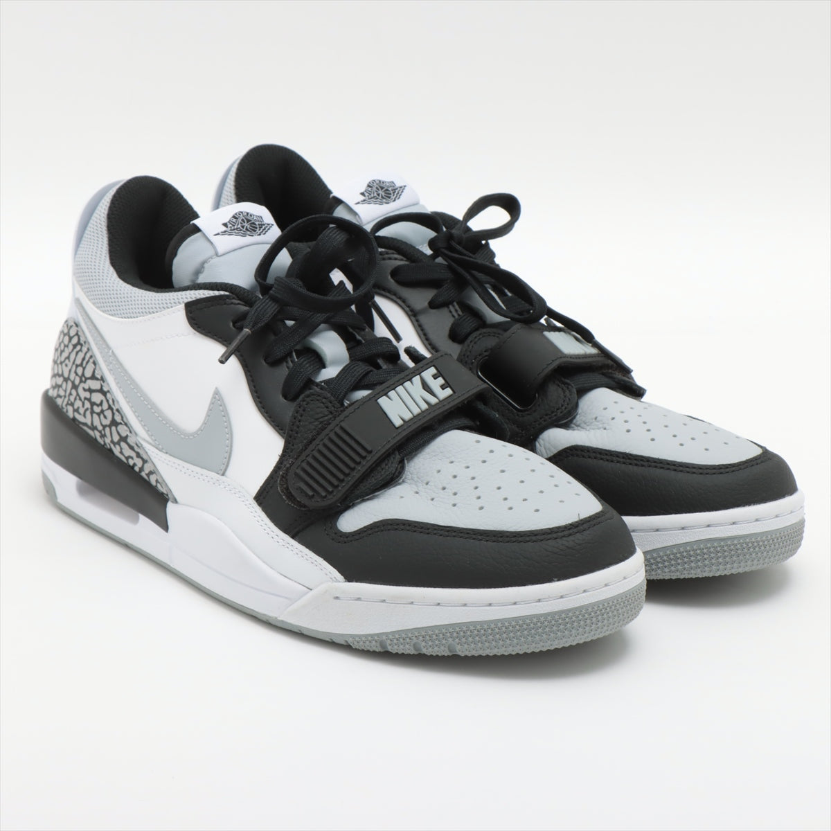 ナイキ メッシュ×レザー スニーカー 28.5㎝ メンズ ブラック×ホワイト CD7069-105 AIR JORDAN LEGACY 312 LOW