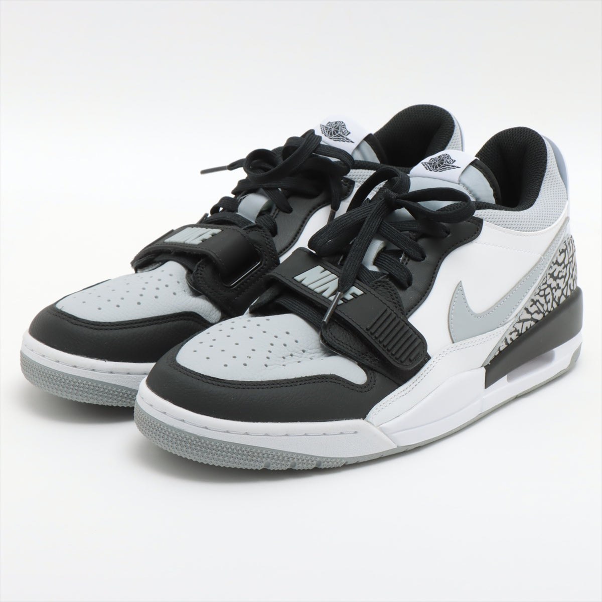 ナイキ メッシュ×レザー スニーカー 28.5㎝ メンズ ブラック×ホワイト CD7069-105 AIR JORDAN LEGACY 312 LOW