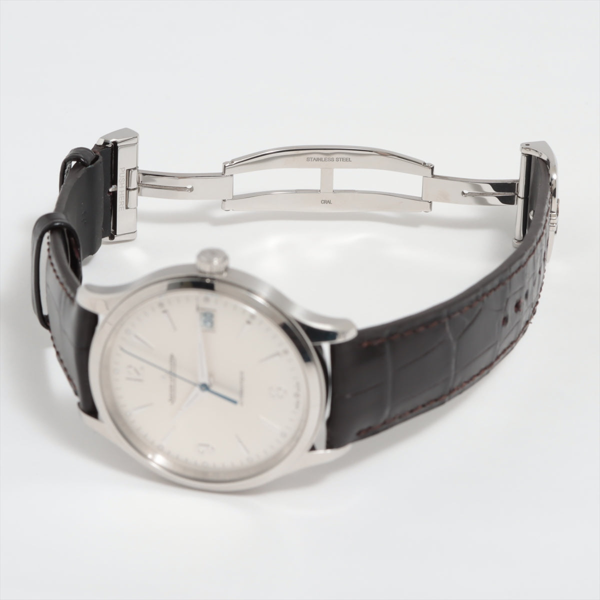 ジャガールクルト マスターコントロール SS×社外革   メンズ 腕時計