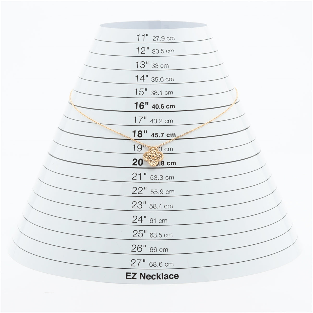 ヴァンクリーフ&アーペル ヴィンテージアルハンブラ ネックレス 750(YG) 5.5g VCARO1IF00