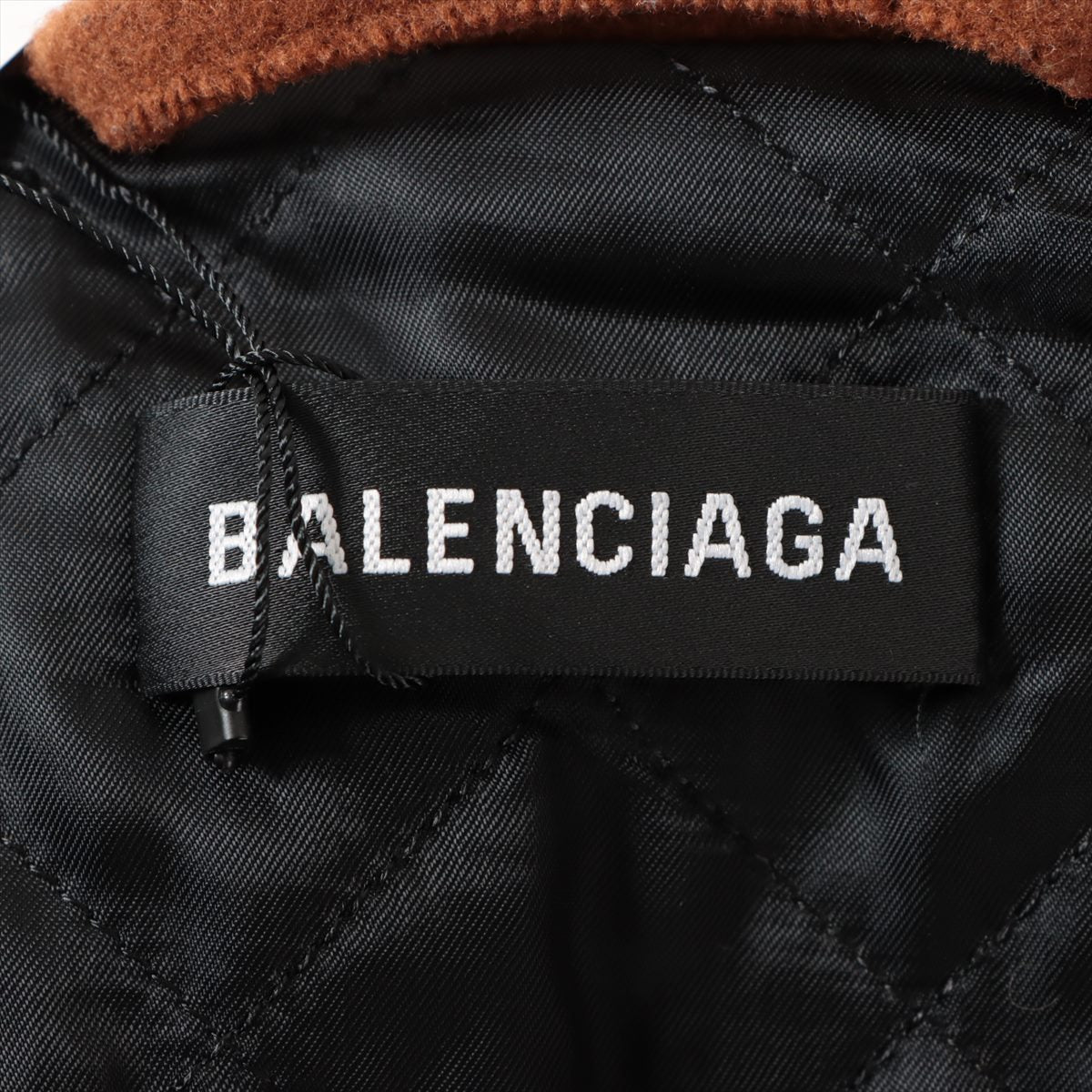 balenciaga フリース　ウール　ロゴジャケット