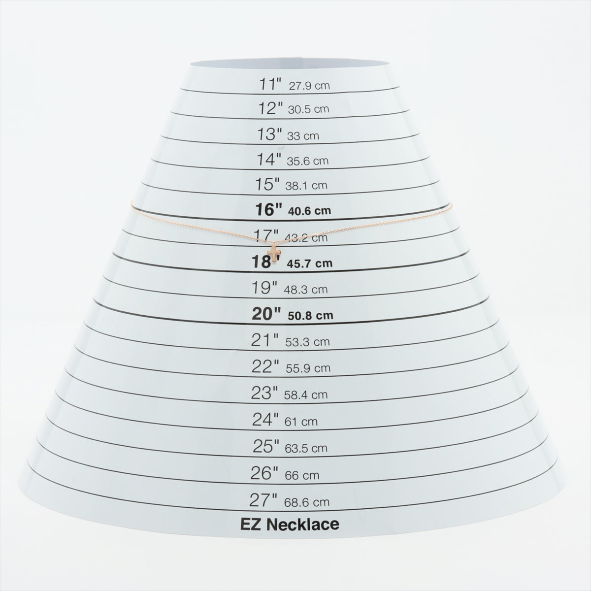 4℃ ネックレス K10(PG) 0.9g