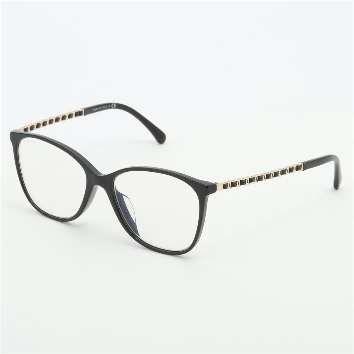 シャネル メガネ　眼鏡　CHANEL 　めがね　ココマーク　度入り　ブラック×シサングラス/メガネ