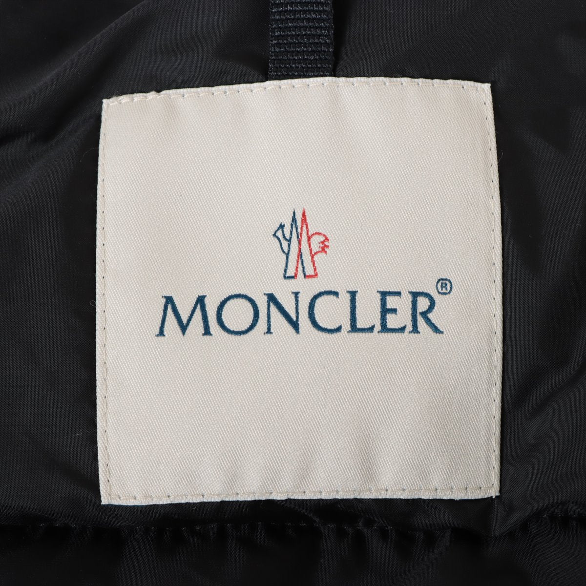 未使用 モンクレール CAEN リバーシブル ダウンジャケット レディース 黒 ネイビー ナイロン 15年 MONCLER