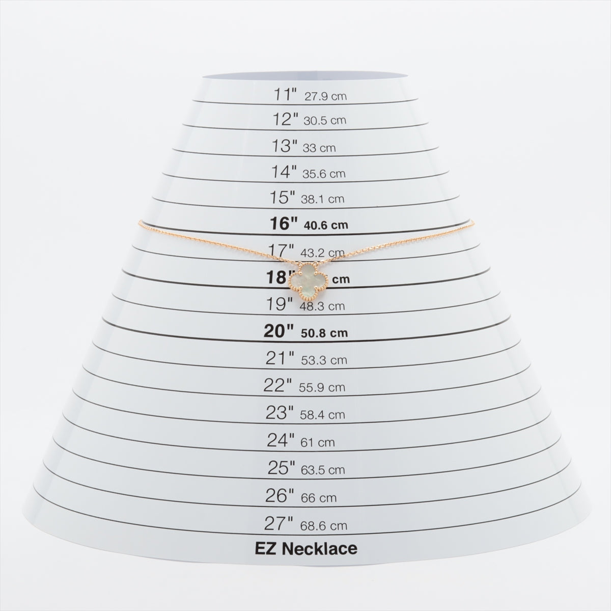 ヴァンクリーフ&アーペル ヴィンテージアルハンブラ シェル ネックレス 750(YG) 5.0g VCARA45900