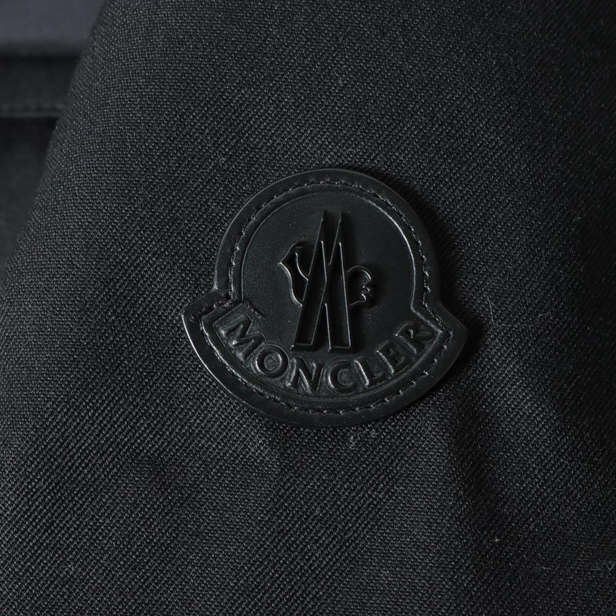 モンクレール MONCH 20年 ナイロン×ポリウレタン ダウンジャケット 2 メンズ ブラック