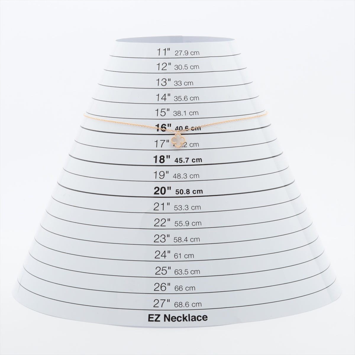 ヴァンクリーフ&アーペル スウィートアルハンブラ シェル ネックレス 750(YG) 2.7g