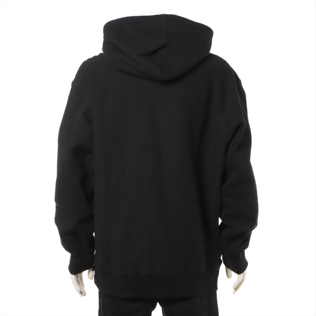 シュプリーム 22AW コットン×ポリエステル パーカー L メンズ ブラック  Capital Hooded Sweatshirt