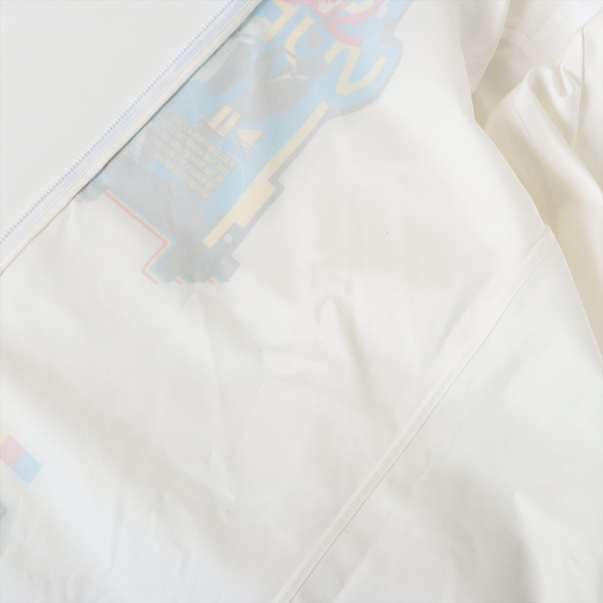 ヴィトン 23SS コットン シャツ S メンズ ホワイト  RM231M テクニカルジップシャツ