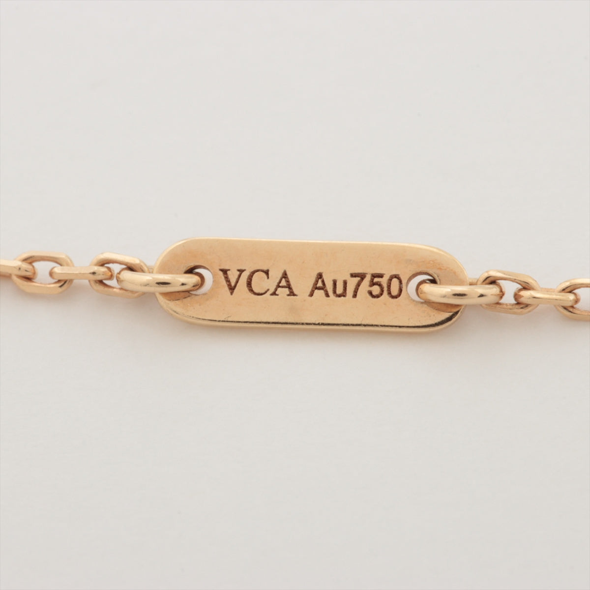 ヴァンクリーフ&アーペル スウィートアルハンブラ シェル ネックレス 750(YG) 3.0g VCARF69100