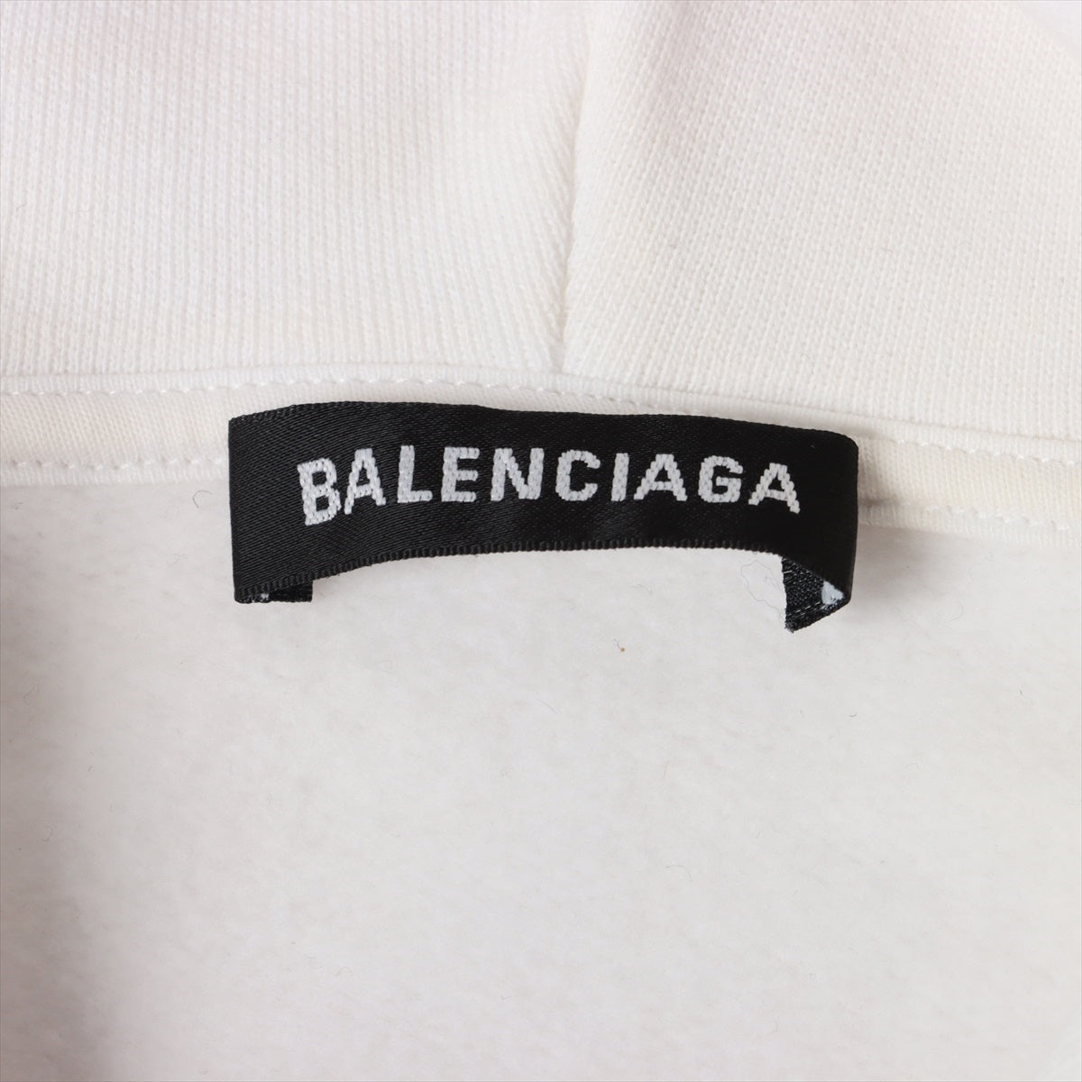 BLU美品 Balenciaga ブラー コットンスウェットパーカー バレンシアガ