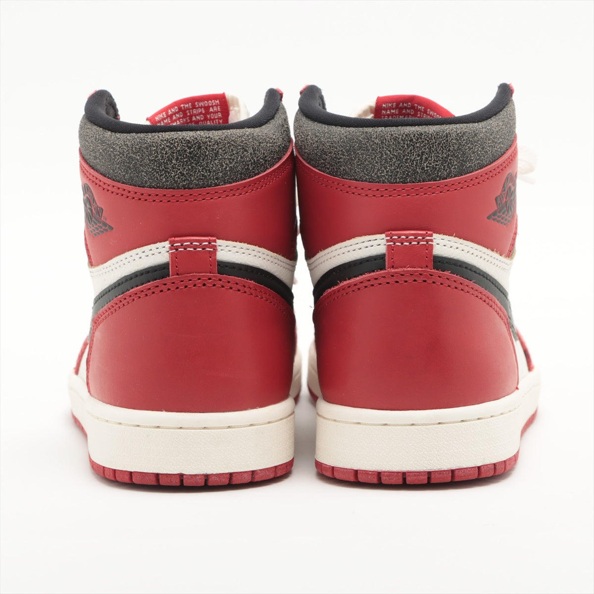 ナイキ AIR JORDAN 1 RETRO HIGH OG レザー ハイカットスニーカー 25cm ユニセックス レッド×ホワイト  DZ5｜a2285656｜中古ブランド品・ブランド古着通販｜ALLU（アリュー）