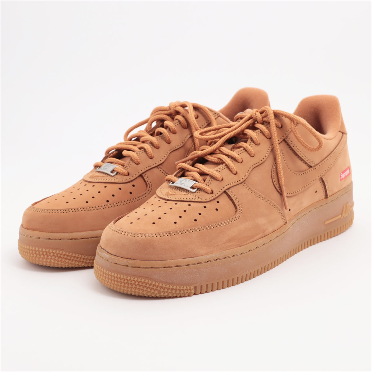 ナイキ×シュプリーム スエード スニーカー 27cm メンズ ブラウン AIR FORCE 1 LOW Flax Wheat  DN1555-｜a2286817｜中古ブランド品・ブランド古着通販｜ALLU（アリュー）