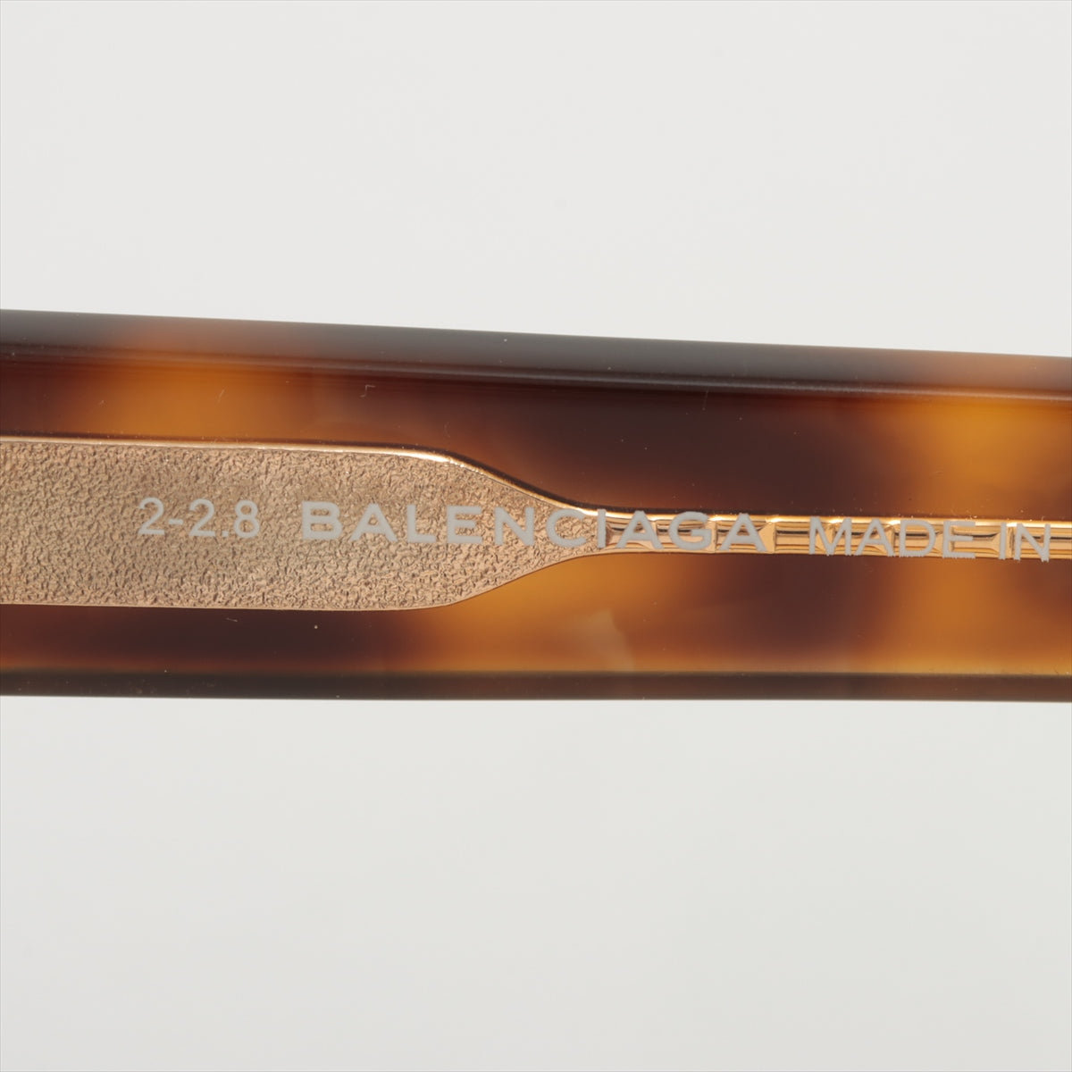 バレンシアガ サングラス プラスチック ブラウン BA47