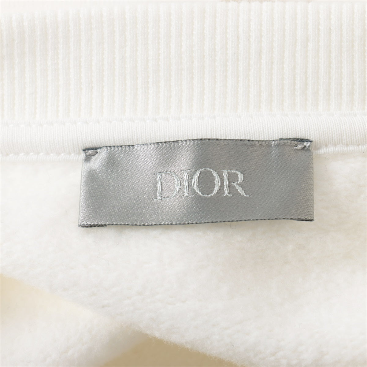 ディオール ロゴ 刺繍 スウェット クリスチャンディオール 043J604A0531 メンズ ホワイト Dior  【アパレル・小物】