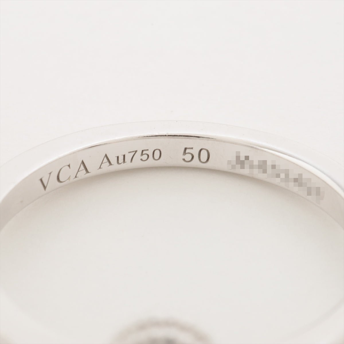 ヴァンクリーフ&アーペル スウィートアルハンブラ ダイヤ リング 750(WG) 3.2g 50