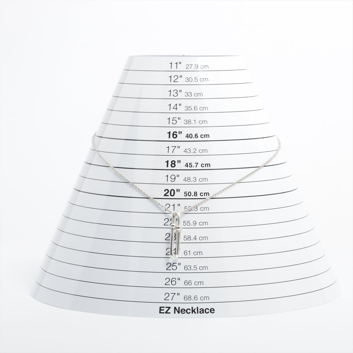 ティファニー ハードウェア リンク ネックレス 925 8.3g シルバー