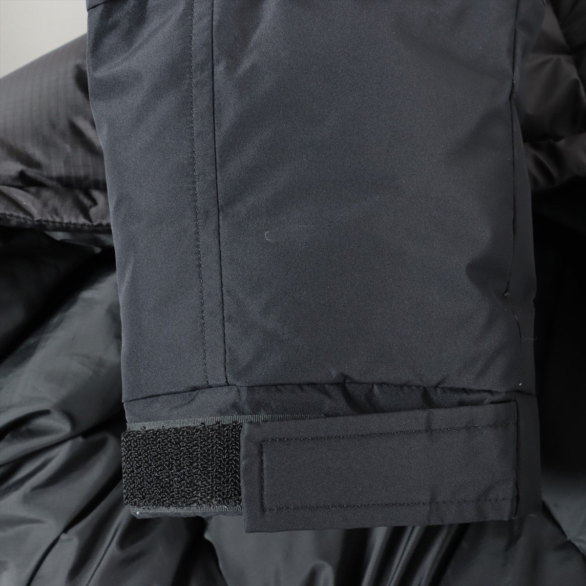 ノースフェイス ナイロン ダウンジャケット M メンズ ブラック ND92031 GORE-TEX HIM DOWN PARKA フード取り